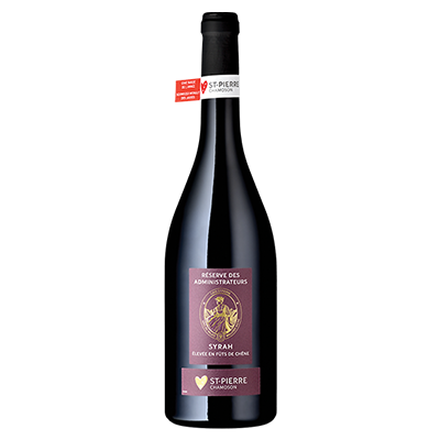 Syrah du Valais AOC élevée en fûts de chêne, Réserve des Administrateurs, Cave St-Pierre
